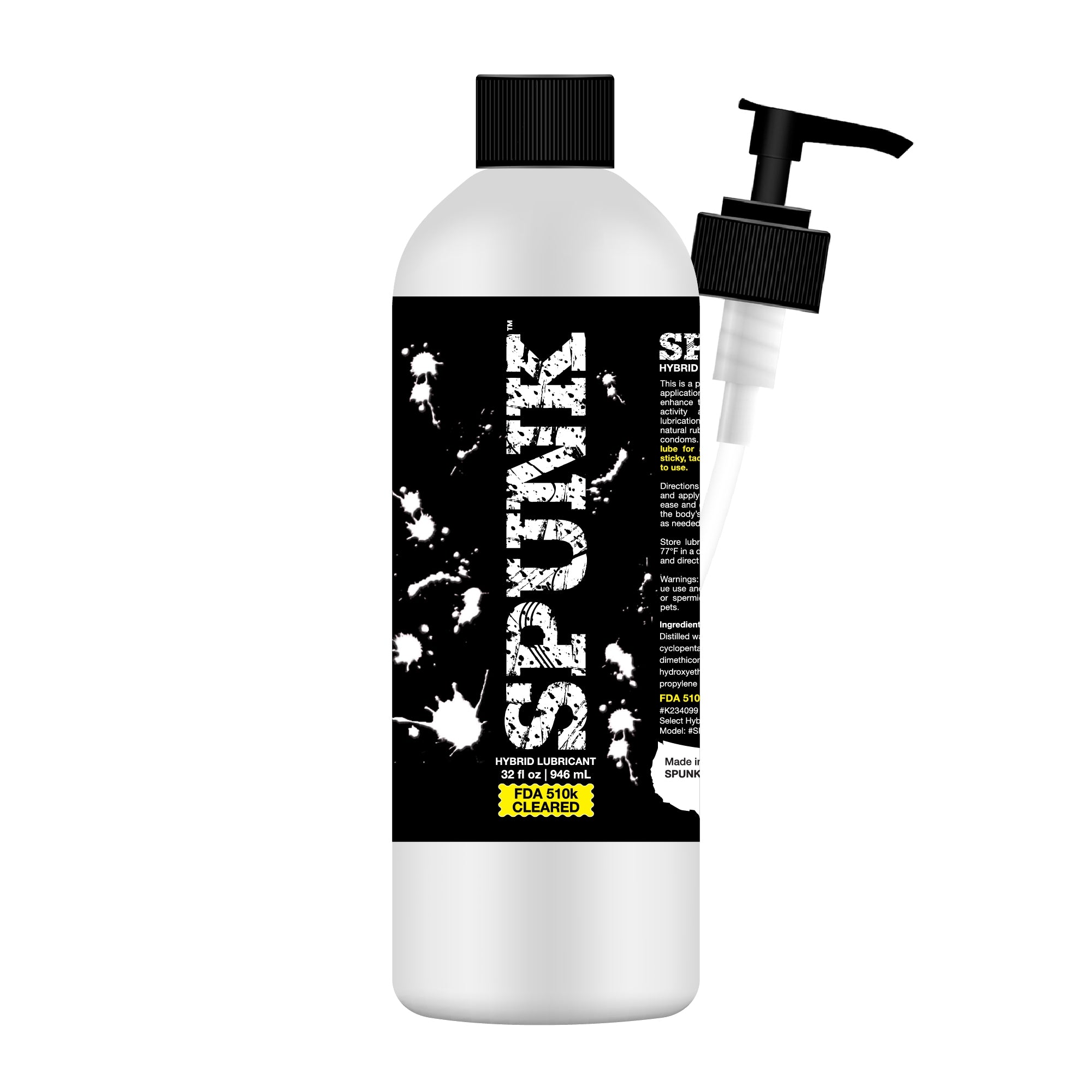 SPUNK Lube Hybrid - Thick and creamy white lube. Water plus silicone! SPUNK Lube Hybrid - Thick and creamy white lube. Water plus silicone!