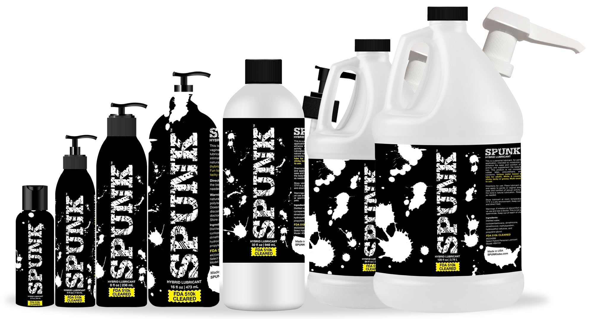 SPUNK Lube Hybrid - Thick and creamy white lube. Water plus silicone! SPUNK Lube Hybrid - Thick and creamy white lube. Water plus silicone!